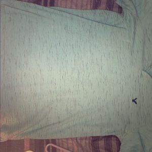 American eagle light blue polo